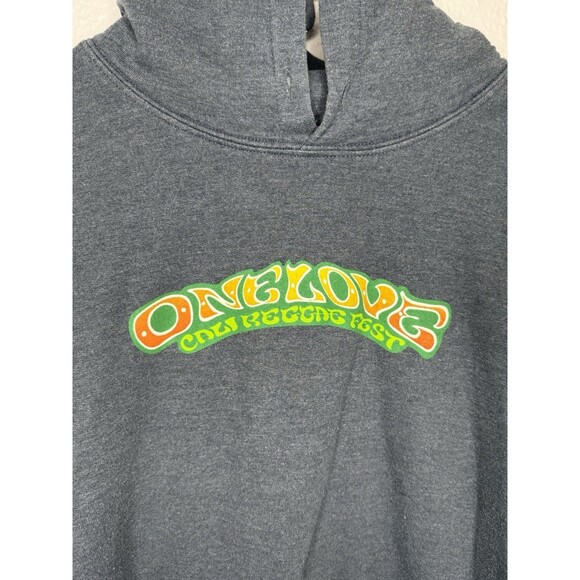 One Love Cali Reggae Fest Hoodie Mens L 2019 Festival Sublime Dirty Heads Rasta - Picture 7 of 16